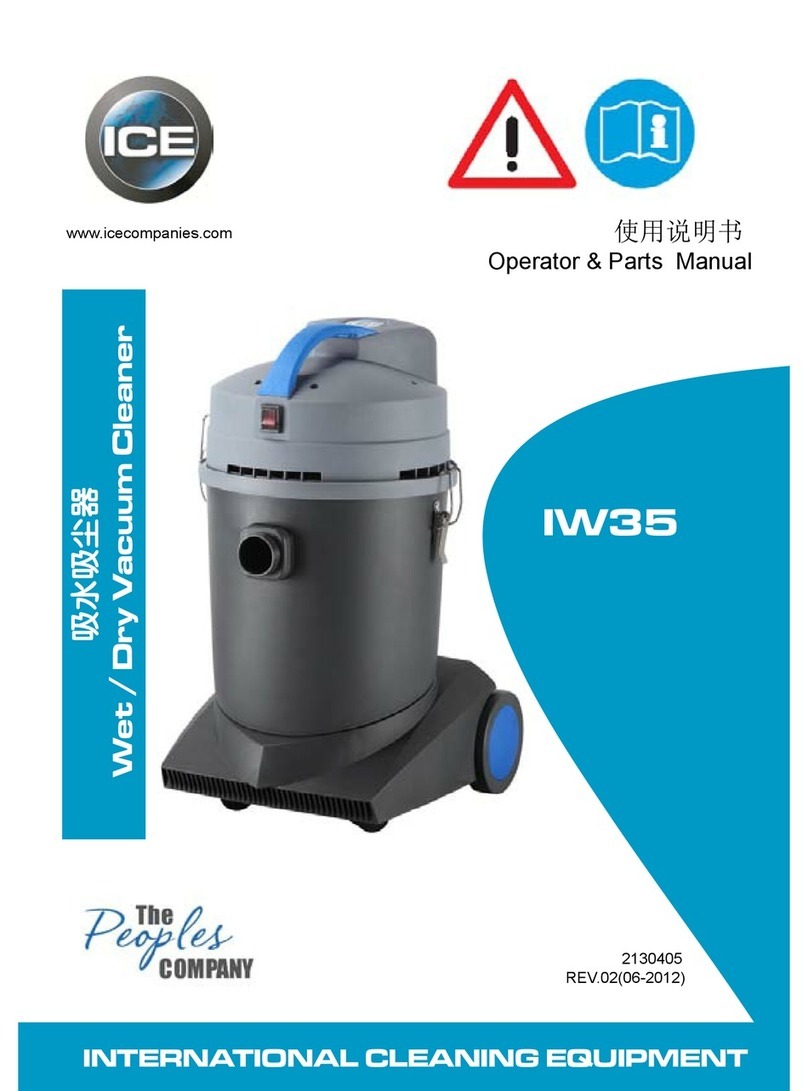 Ice IW35 Operator's & parts manual