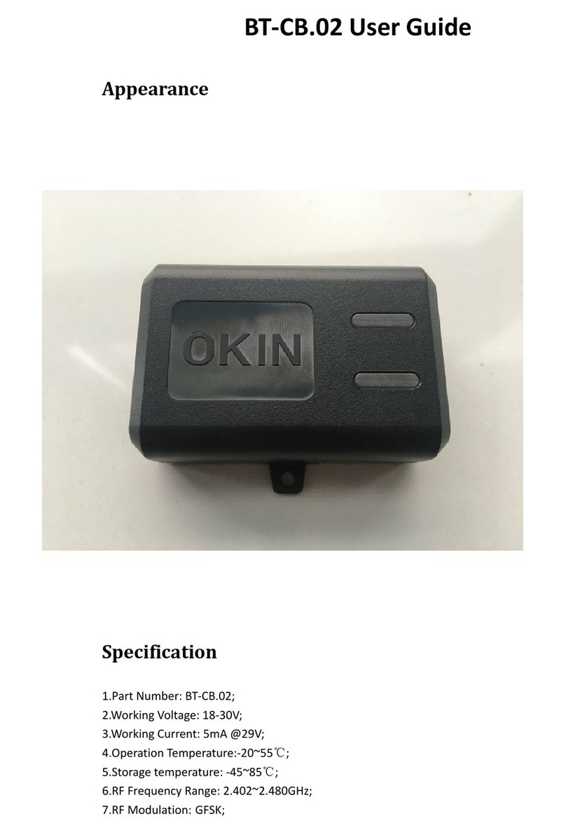 OKIN BT-CB.02 user guide