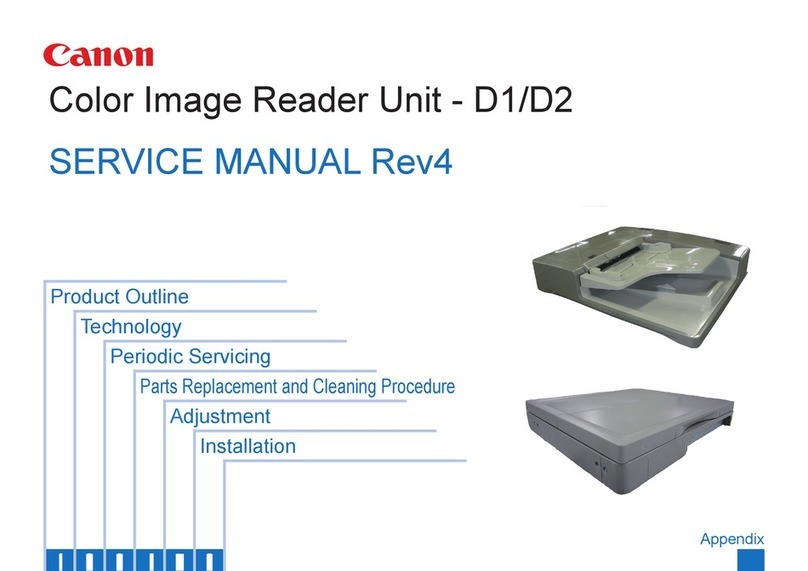 Canon Perfect Binder D1 Service manual