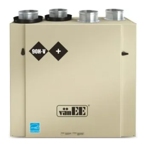 vanEE HRV 90H-V User manual