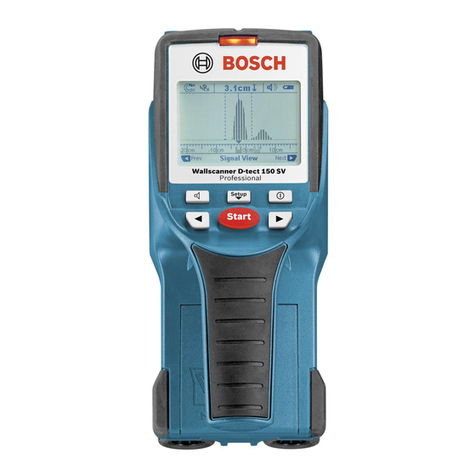 Bosch D-tect 150 SV Professional User manual