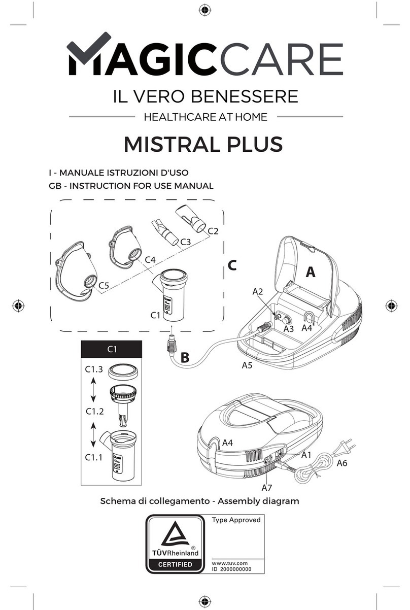 Magic Care MISTRAL PLUS P0106EM F400 Instructions for use manual Magic Care MISTRAL PLUS P0106EM F400 Instructions for use manual