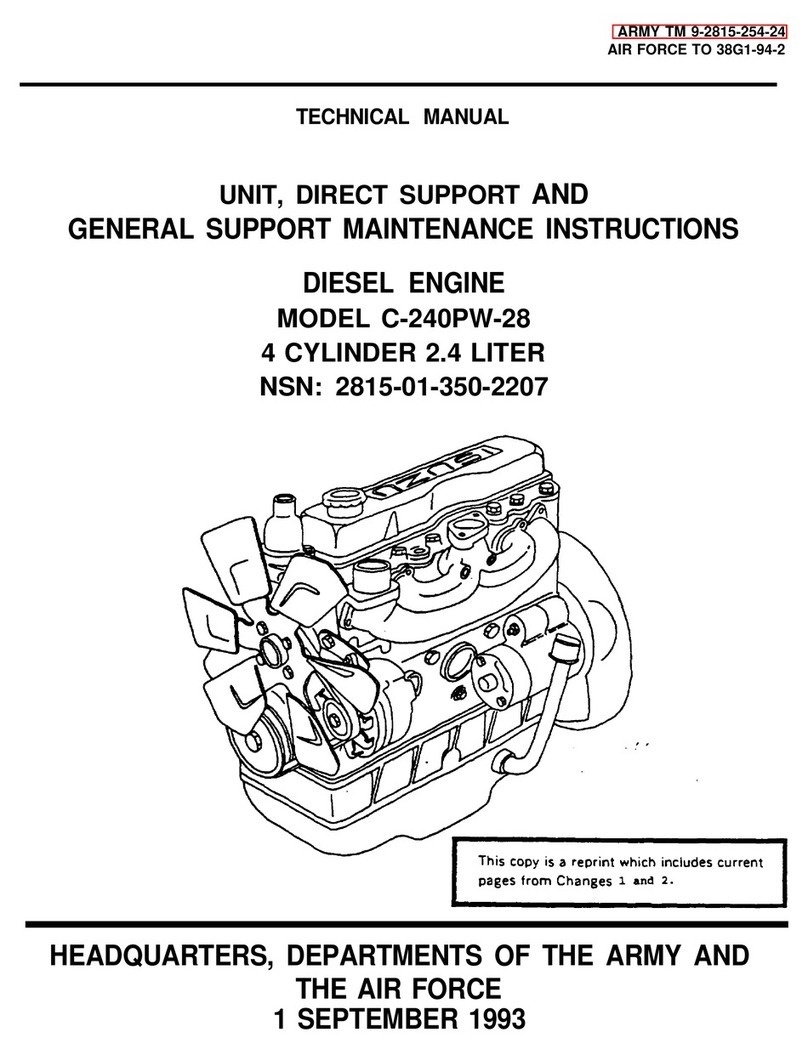 Isuzu C-240PW-28 Technical manual Isuzu C-240PW-28 Technical manual