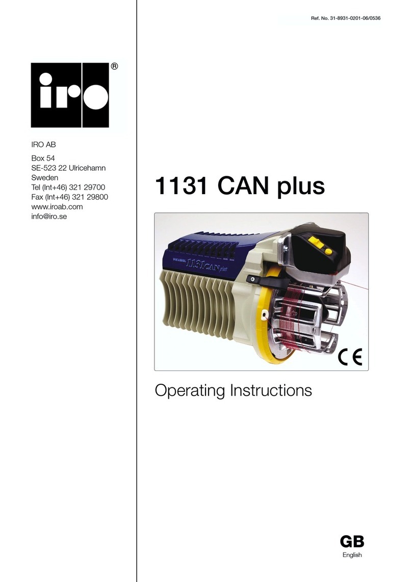 IRO 1131 CAN plus operating instructions