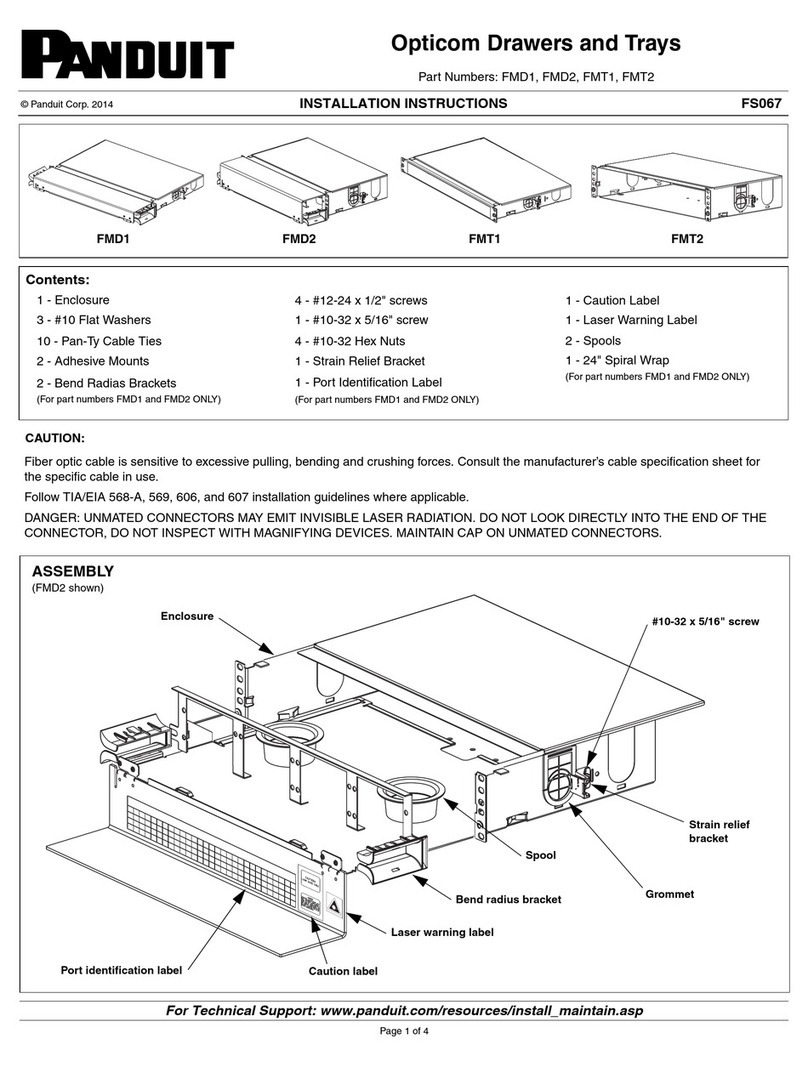 Panduit FMD1 installation instructions