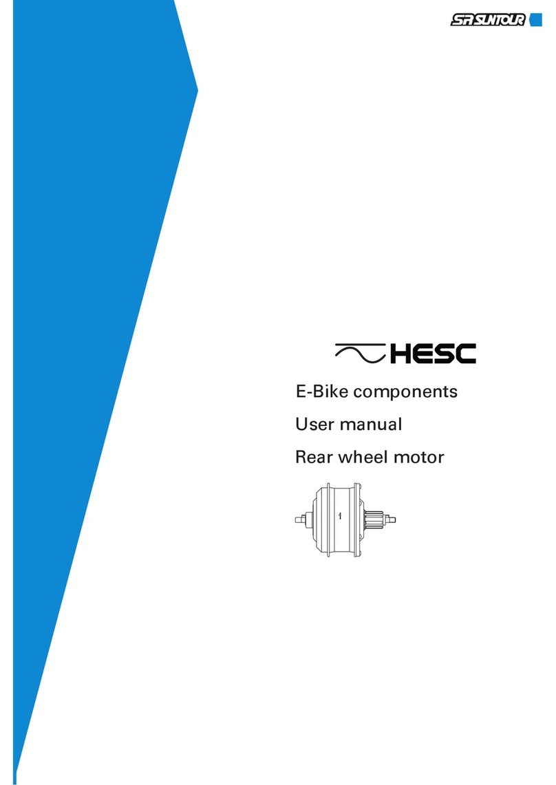SR Suntour HESC ATS Rear Motor System user manual