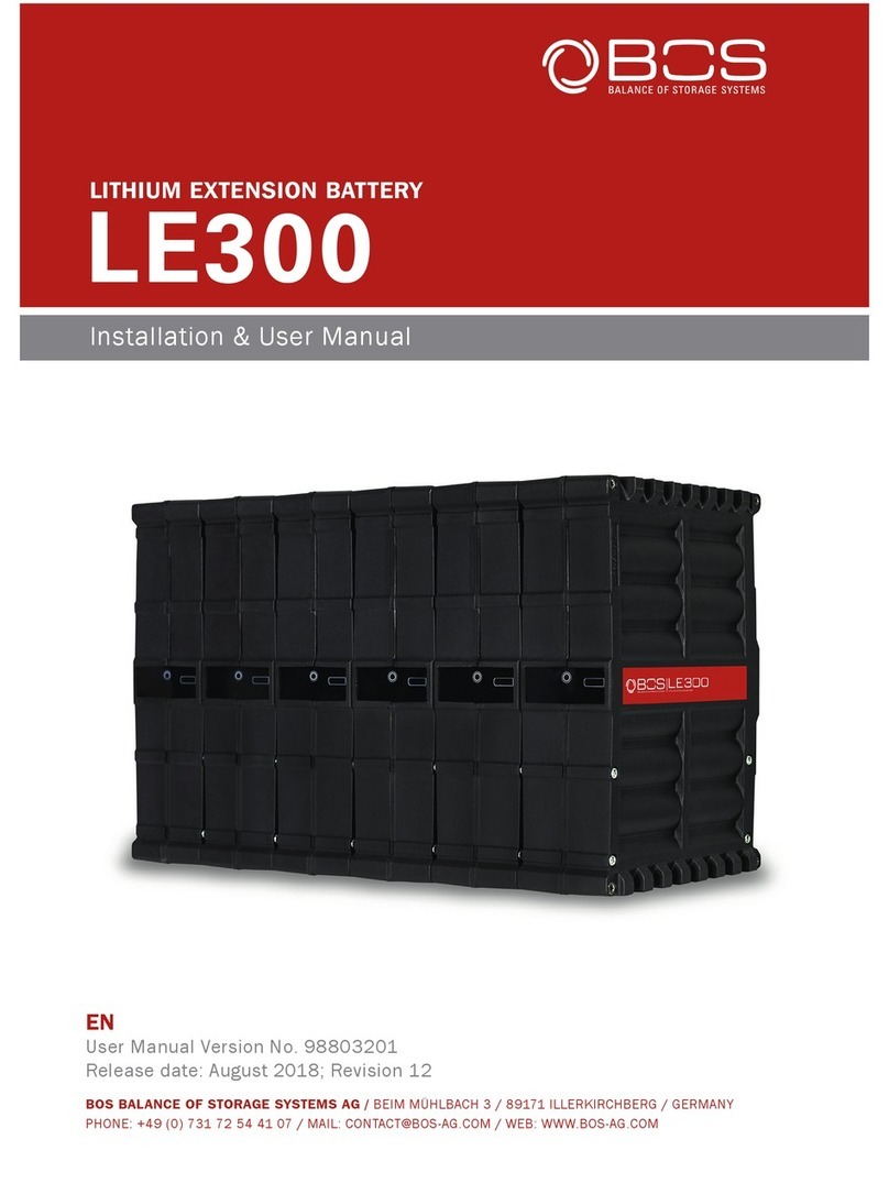BOS LE300 Installation & user manual