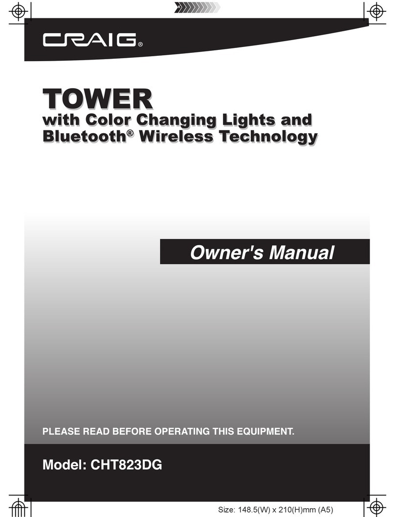Craig CHT823DG User manual Craig CHT823DG User manual