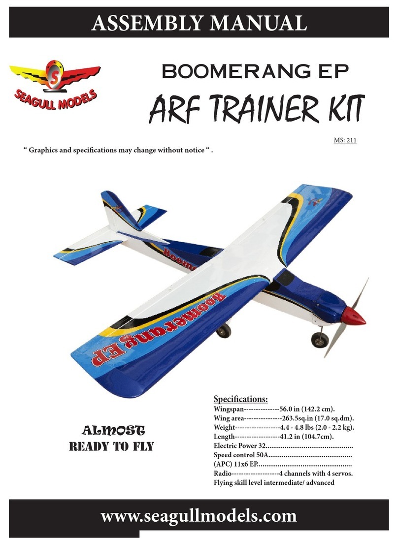 Seagull Models BOOMERANG EP User manual