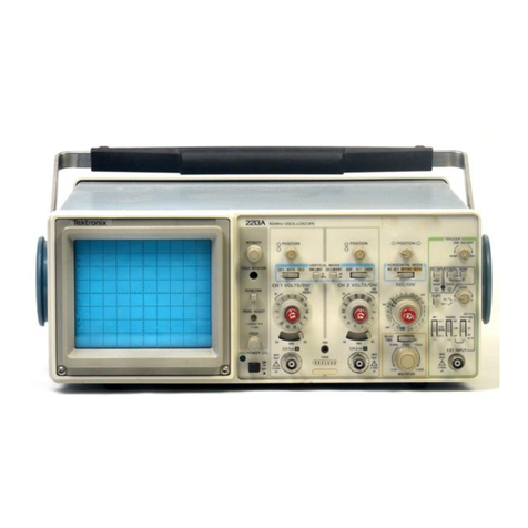 Tektronix 2213A User manual