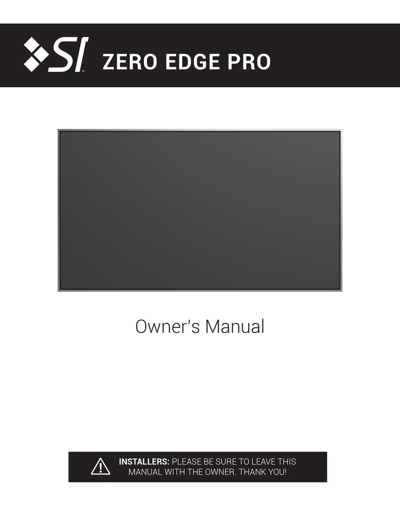 SI ZERO EDGE PRO owner's manual