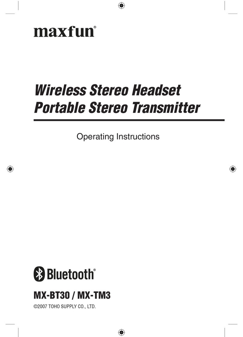 maxfun MX-BT30 operating instructions