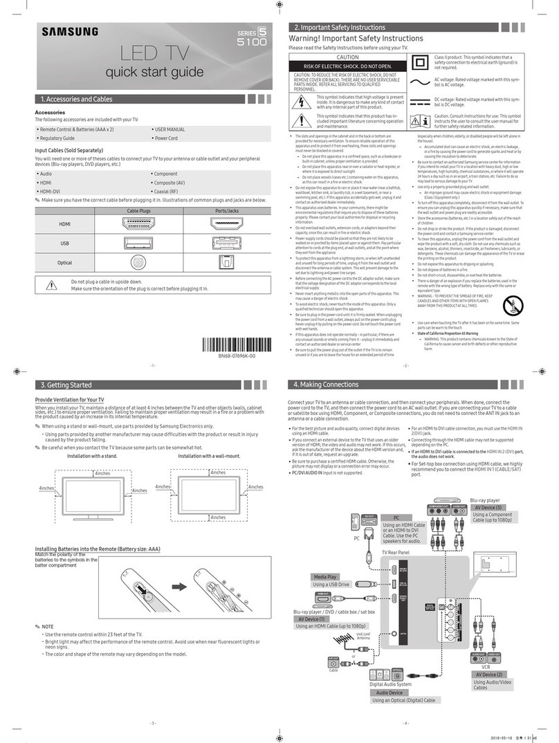 Samsung 5100 Series User manual
