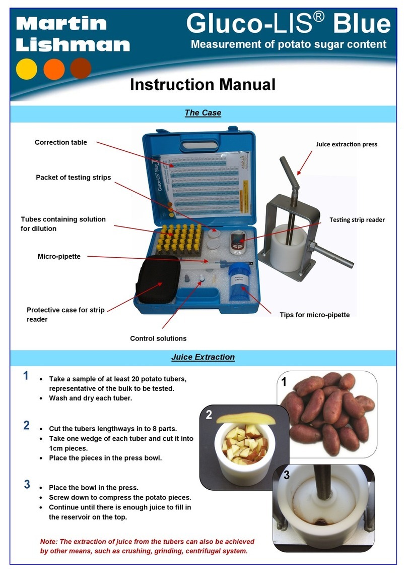 Martin Lishman Gluco-LIS Blue instruction manual Martin Lishman Gluco-LIS Blue instruction manual