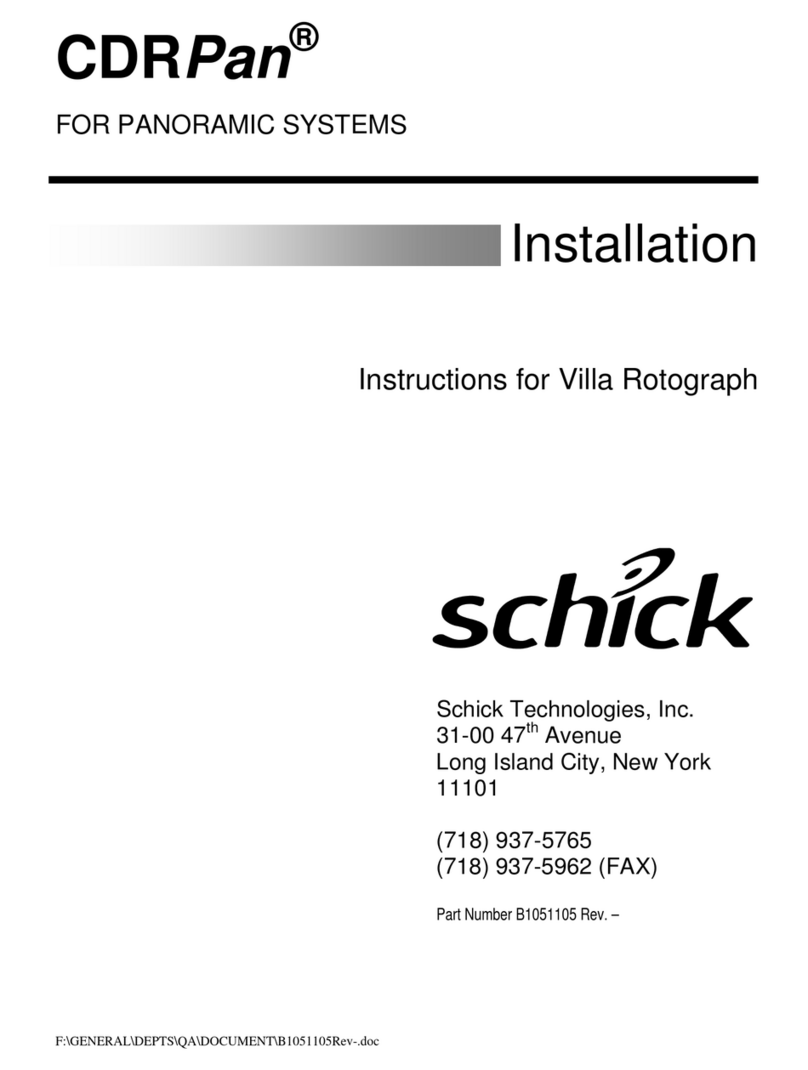 Schick CDRPan Installation Schick CDRPan Installation