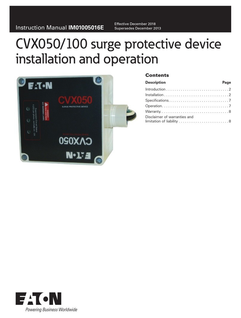 Eaton CVX050 User manual