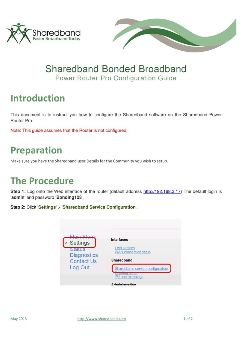 Sharedband Power Router Pro Configuration guide Sharedband Power Router Pro Configuration guide