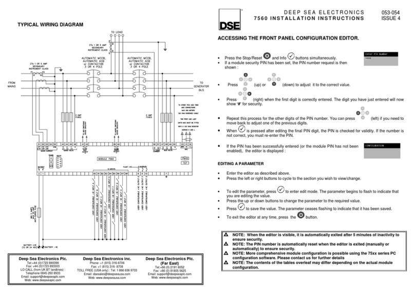 DSE 7560 installation instructions