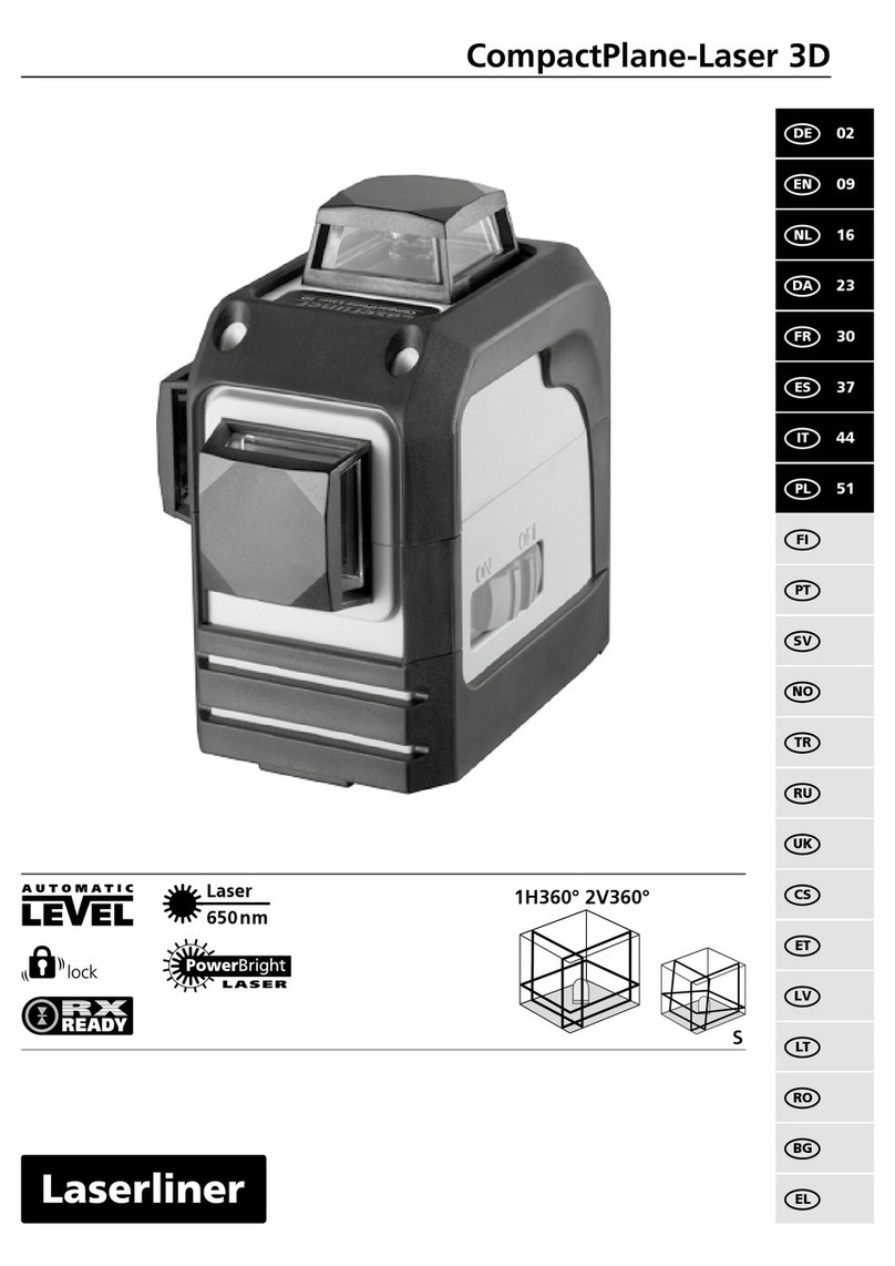 LaserLiner CompactPlane-Laser 3D User manual