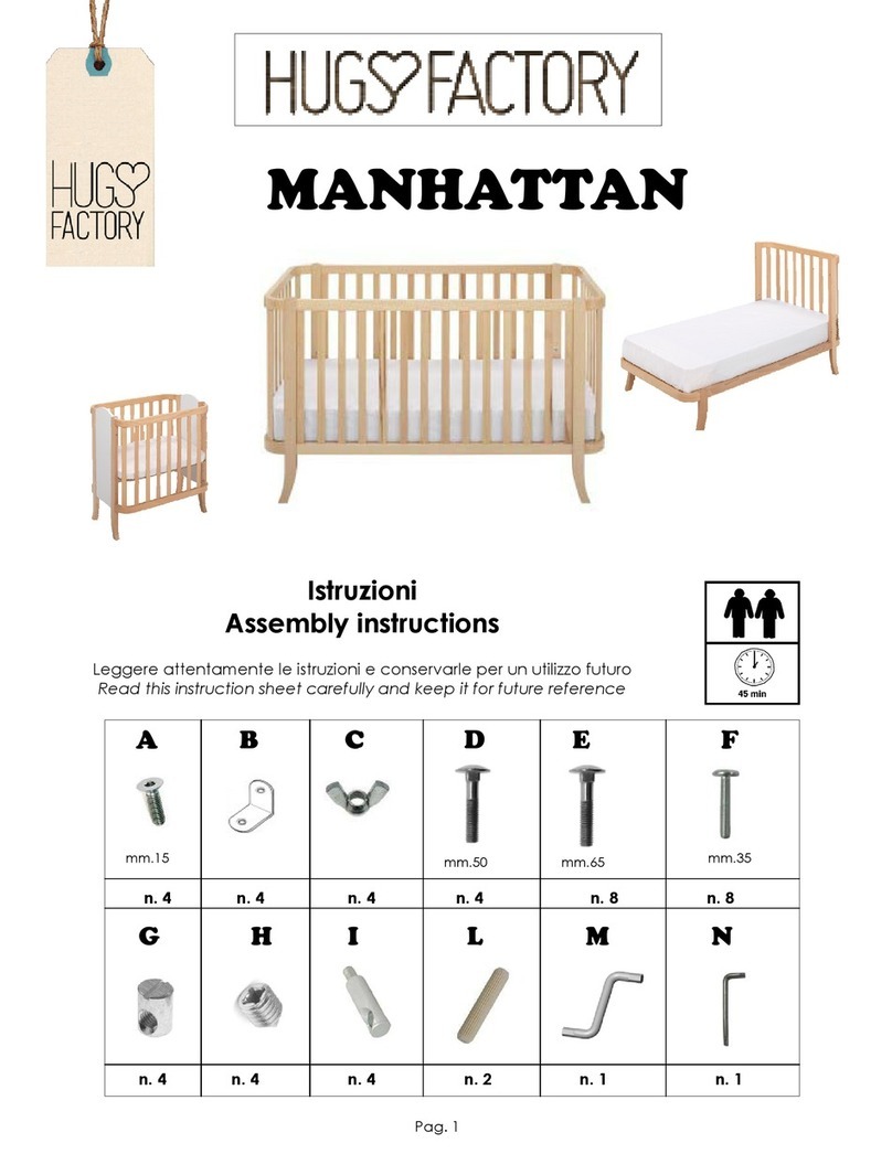 Hugs Factory MANHATTAN Assembly instructions Hugs Factory MANHATTAN Assembly instructions
