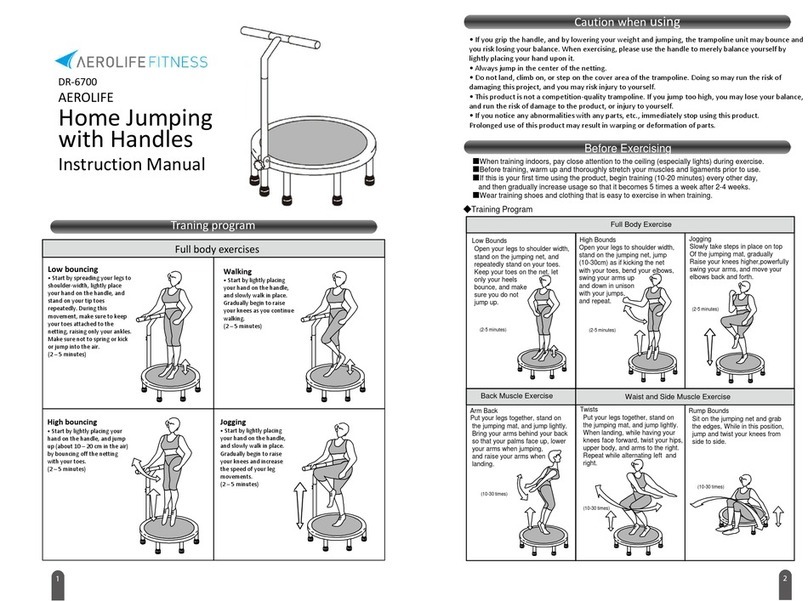 AeroLife Fitness DR-6700 instruction manual