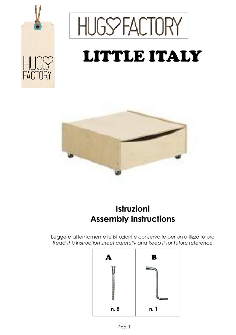 Hugs Factory LITTLE ITALY Assembly instructions