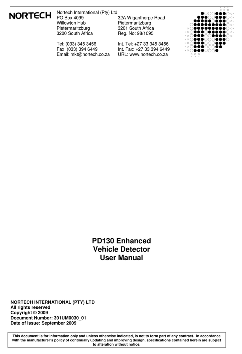 Nortech PD130 User manual