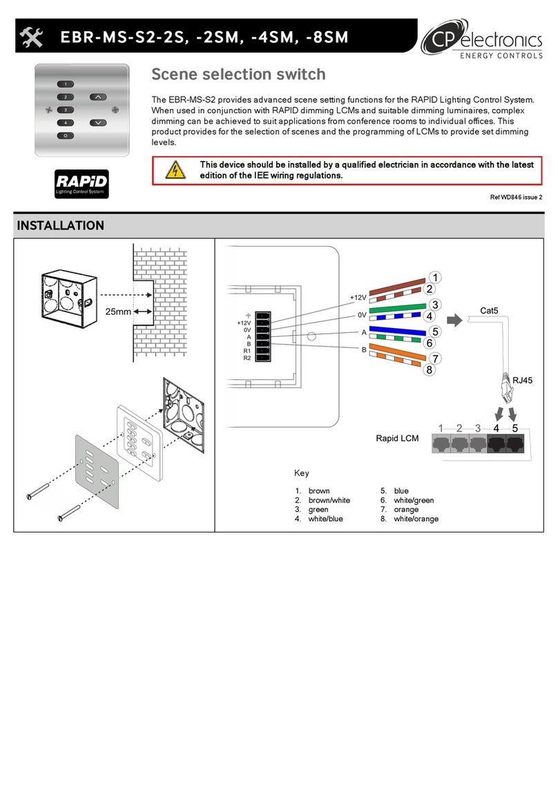 C.P. Electronics EBR-MS-S2-2S-B User manual