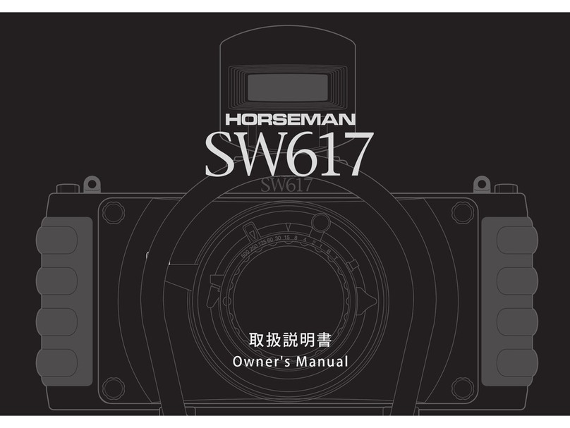 Horseman SW617 owner's manual