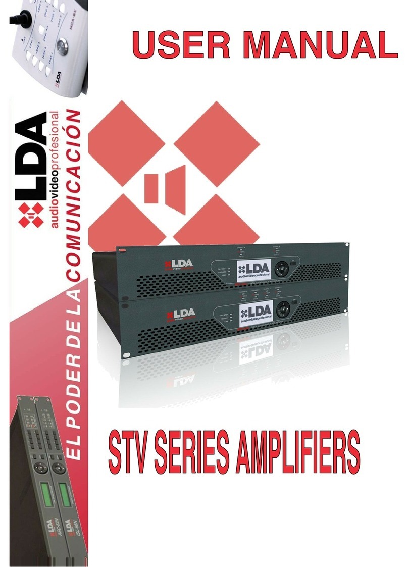LDA STV series user manual
