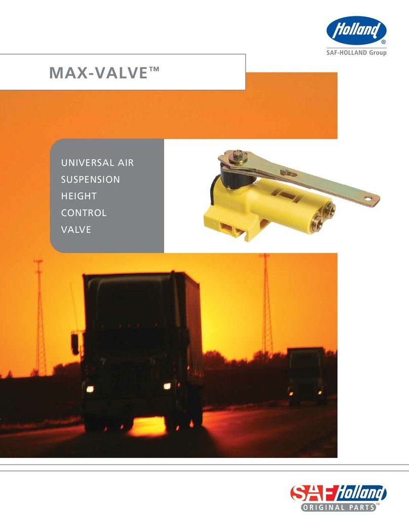 SAF-HOLLAND MAX-VALVE manual