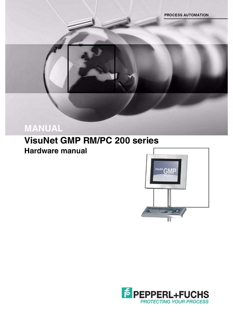 Pepperl+Fuchs VisuNet GMP RM/PC 200 series User manual