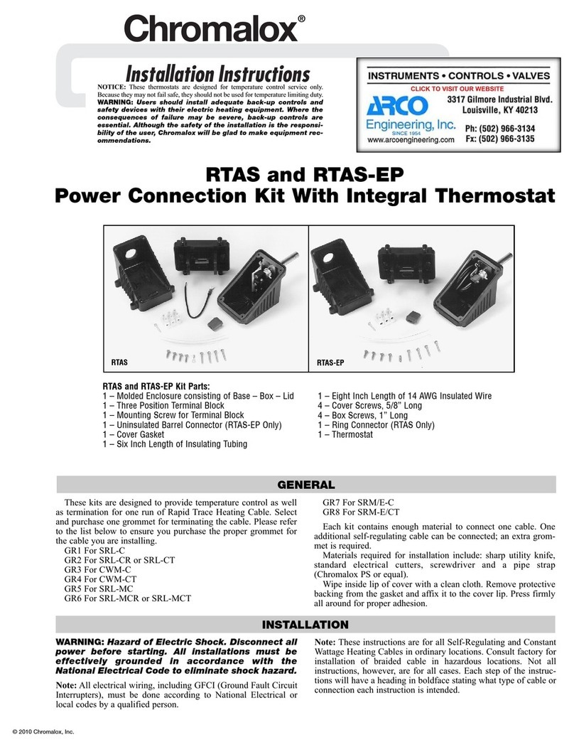 Chromalox RTAS installation instructions