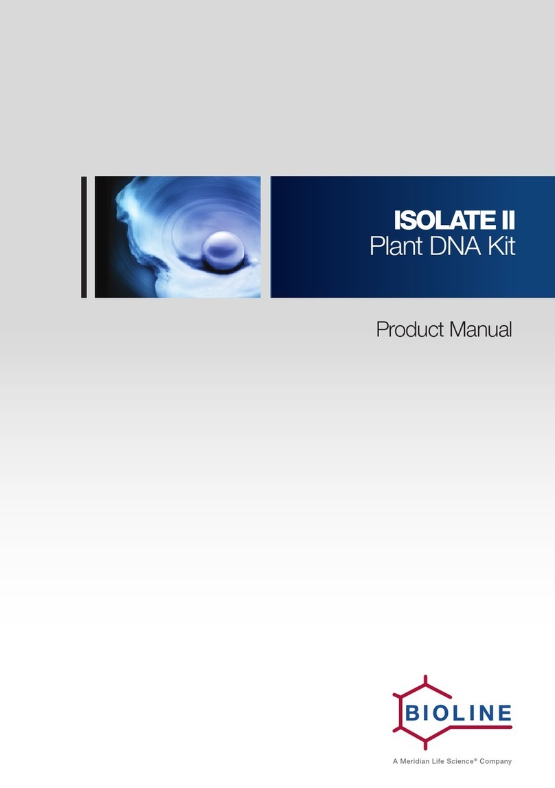 Bioline ISOLATE II Plant DNA Kit product manual