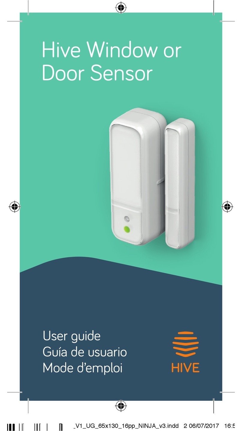 Hive Window or Door Sensor User manual