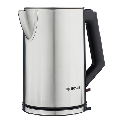 Bosch TWK71 Series User manual