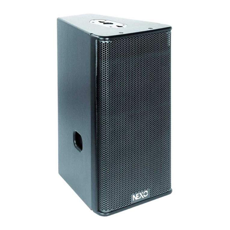 Nexo GEO S12 Series User manual
