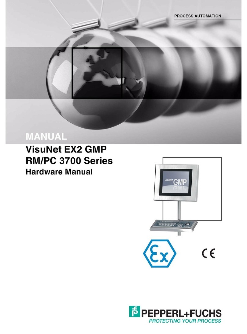 Pepperl+Fuchs VisuNet EX2 GMPRM/PC 3700 Series Hardware manual Pepperl+Fuchs VisuNet EX2 GMPRM/PC 3700 Series Hardware manual