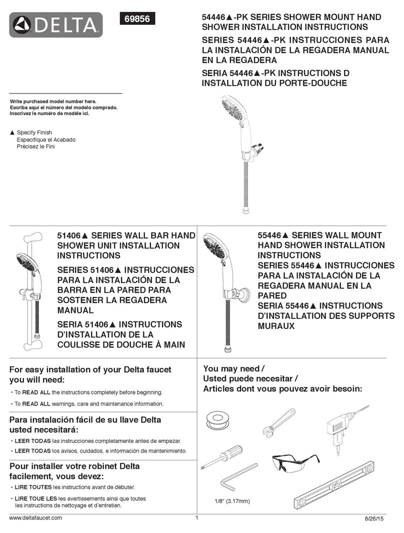 Delta 55446* SERIES installation instructions