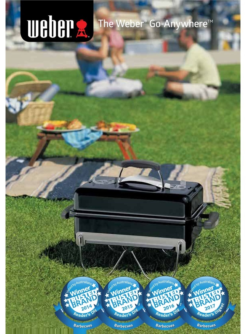 Weber Gas Go-Anywhere User manual Weber Gas Go-Anywhere User manual