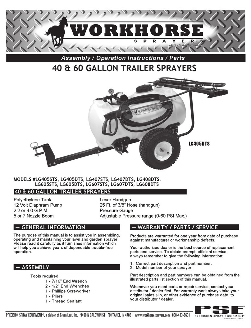 Workhorse LG405STS Operation instructions