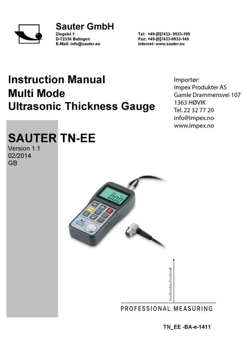 sauter TN-EE instruction manual