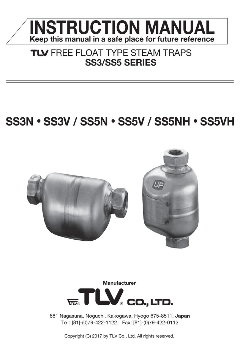 TLV SS3 Series instruction manual