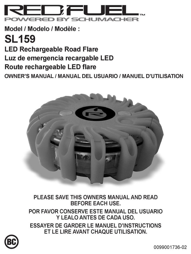 Schumacher RED FUEL SL159 owner's manual