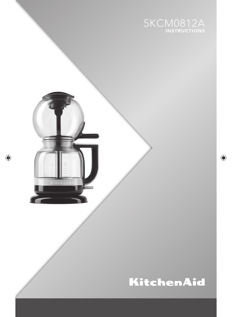 KitchenAid 5KCM0812A User manual KitchenAid 5KCM0812A User manual