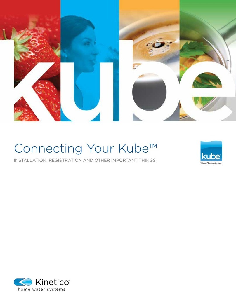Kinetico Kube User manual