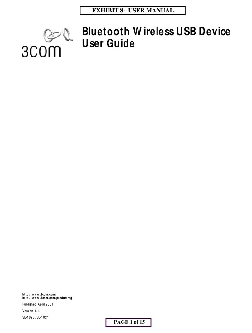 3Com SL-1020 User manual