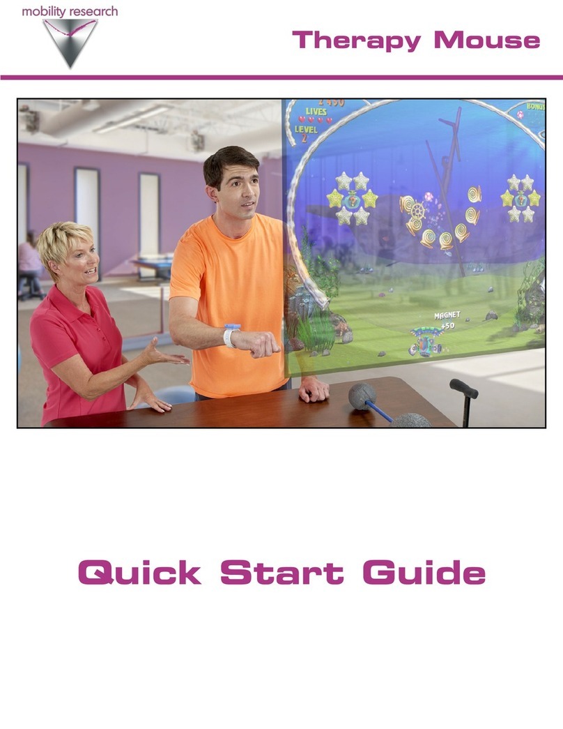Mobility Research Therapy Mouse quick start guide Mobility Research Therapy Mouse quick start guide