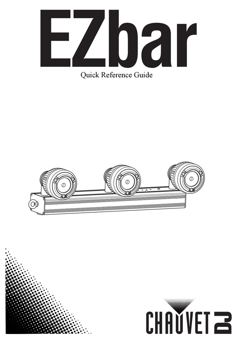 Chauvet DJ EZbar Quick reference guide
