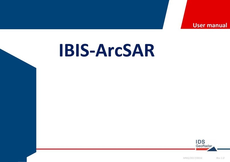 IDS GeoRadar IBIS-ArcSAR User manual